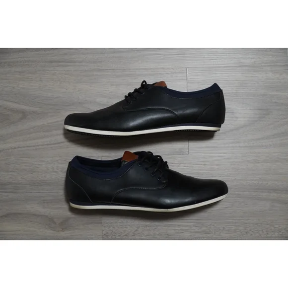 Aldo | Shoes | Aldo Black Casual Formal Sneaker Shoes Men Size 2 | Poshmark
